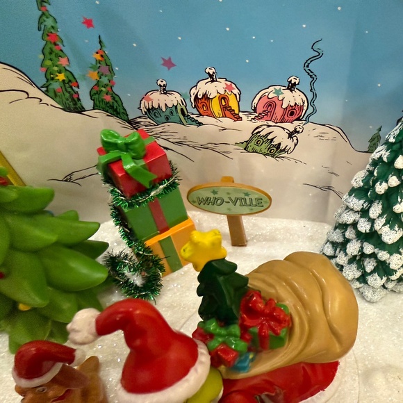 New Merry Grinchmas Animation Grinch Christmas Who-ville Musical Lighted